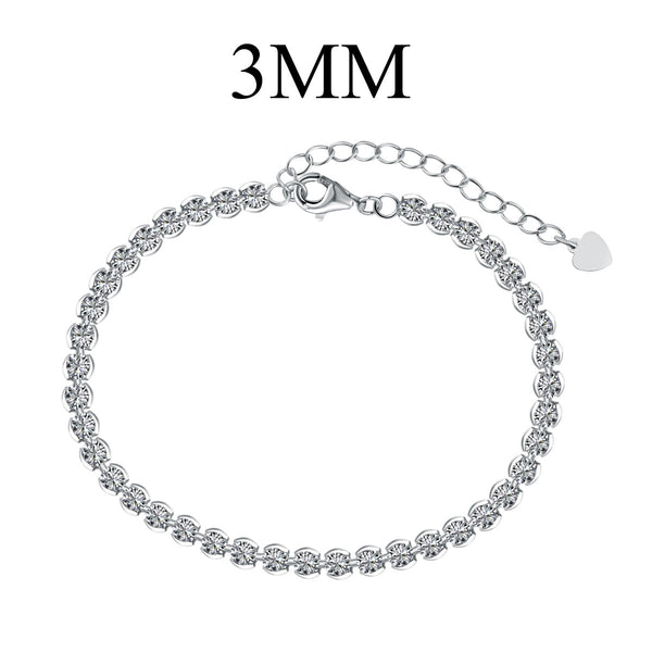 <oriell>Verziertes funkelndes Armband im Rundschliff für den Alltag</oriell>