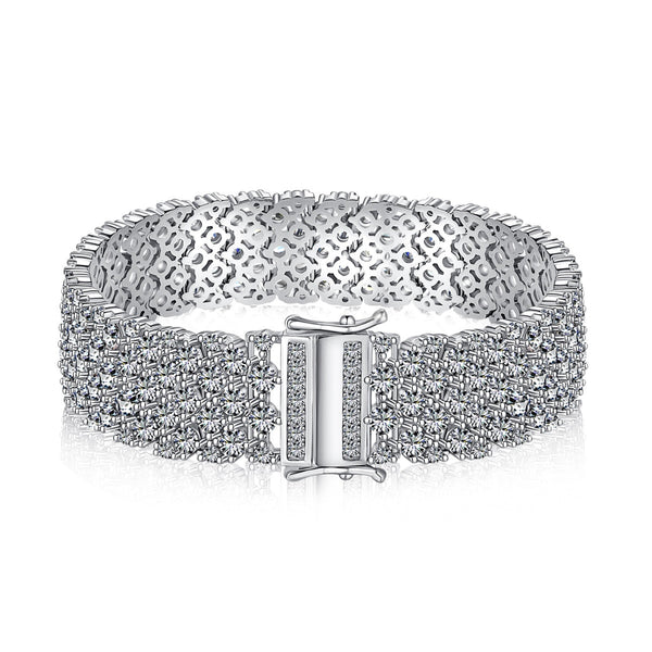 <oriell> Verziertes, elegantes Partyarmband im Rundschliff</oriell>