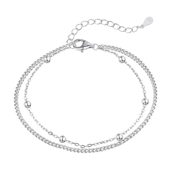 <oriell> Zartes Perlen-Doppelschicht-Armband</oriell>