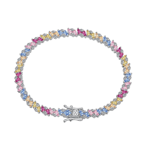 <oriell> Verziertes funkelndes Partyarmband mit mehreren Schliffen</oriell>