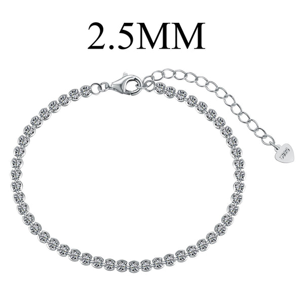 <oriell> Schillerndes, funkelndes Armband im Rundschliff für den Alltag</oriell>