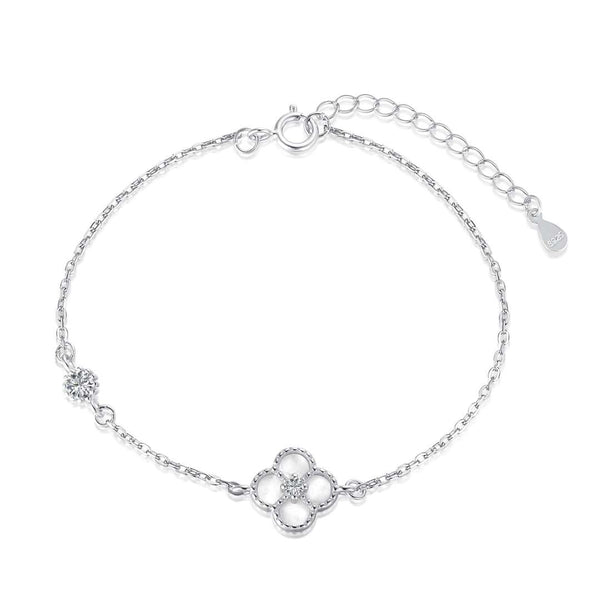 <oriell> Zartes vierblättriges Kleeblatt-Armband</oriell>