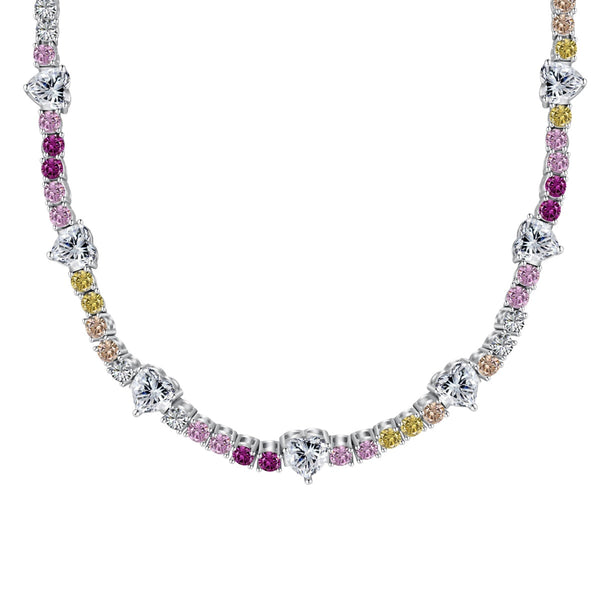 <oriell> Zarte bunte Regenbogen-Tenniskette</oriell>