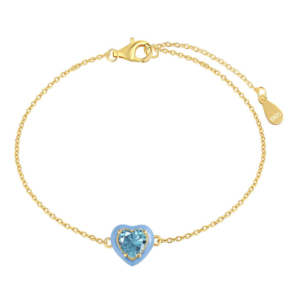 <oriell> Funkelndes romantisches Armband in Herzform für Liebhaber</oriell>