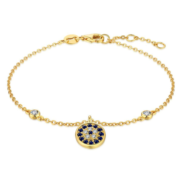 <oriell> Armband mit runder Teufelsauge-Form</oriell>