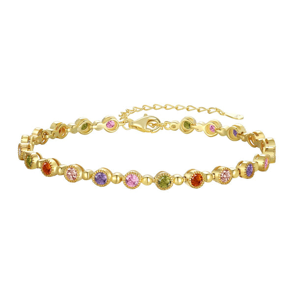 <oriell> Funkelndes, exquisites Party-Armband im Rundschliff</oriell>