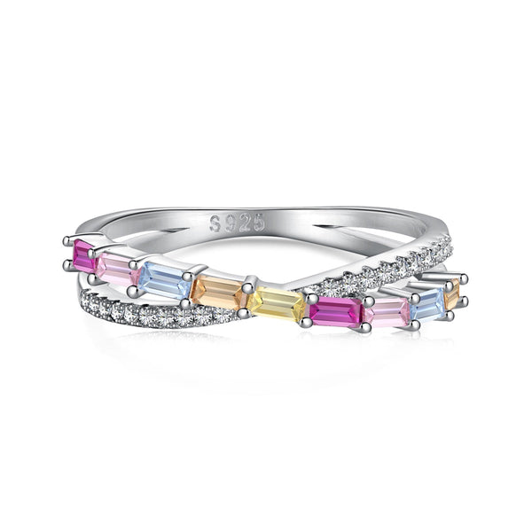 <oriell> Energetischer, eleganter Partyring im Radiantschliff</oriell>