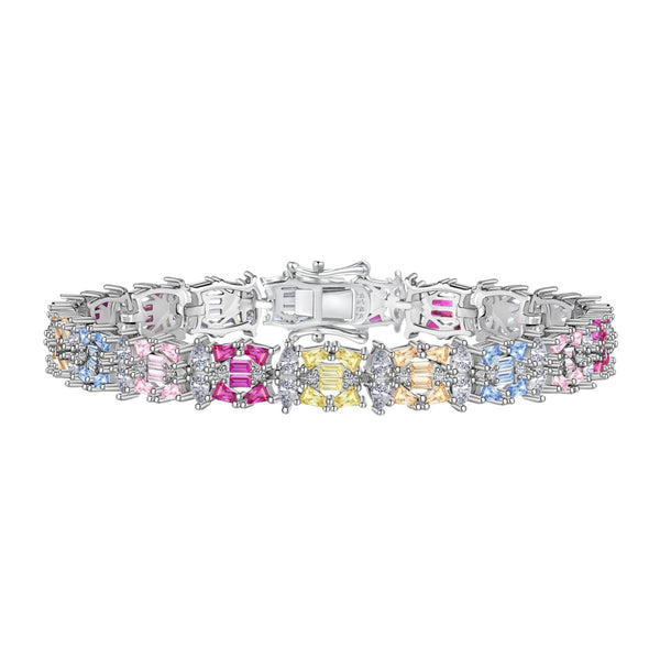 <oriell> Zartes buntes Partyarmband mit mehreren Schnitten</oriell>