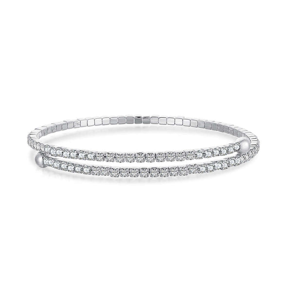 <oriell> Rundes Modearmband mit Diamanten</oriell>