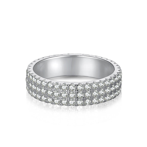 <oriell> Zierlicher Tennisring mit Rundschliff</oriell>